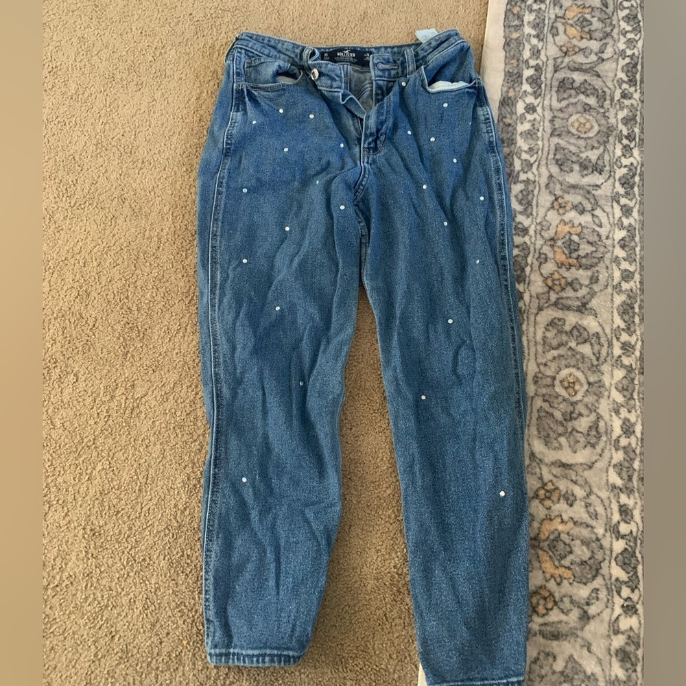 Hollister Jeans with Rhinestone Details